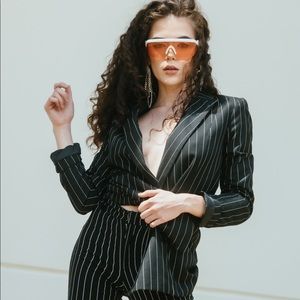 Striped blazer